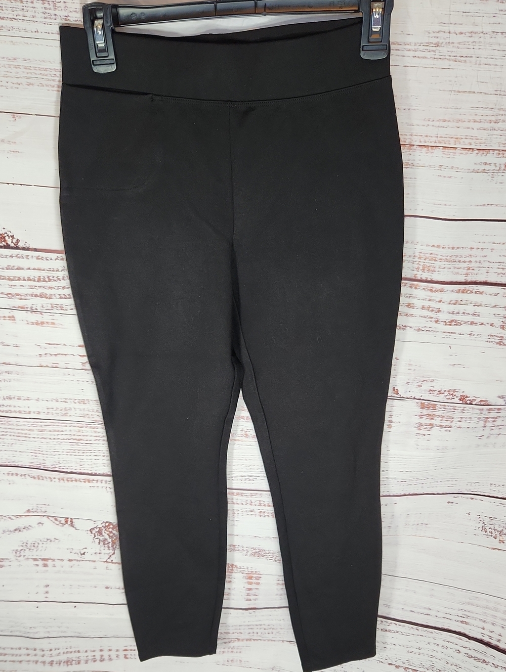 Quince Black Women's Leggings - High Waist